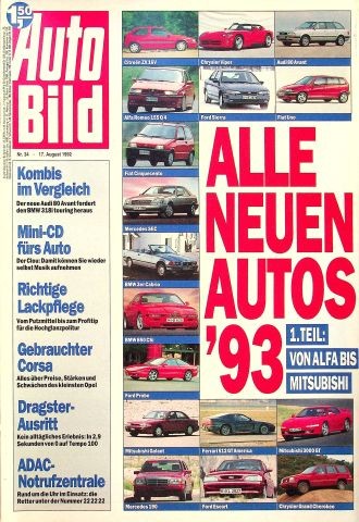 Auto bild 1992 skoda - auto,