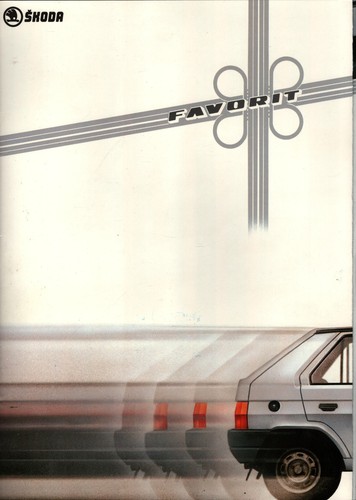 Prospekt skoda favorit 1988 - prospekt,