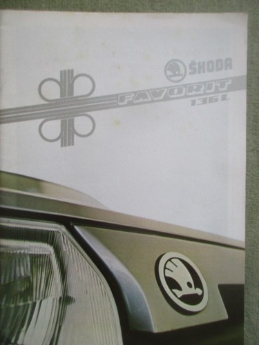 Skoda favorit 136l brochure - skoda,