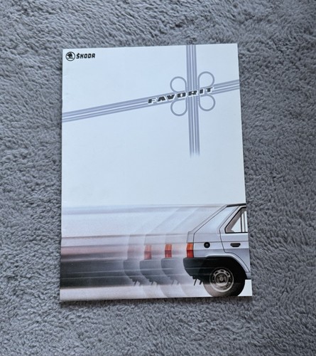 Skoda favorit prospekt katalog - skoda,