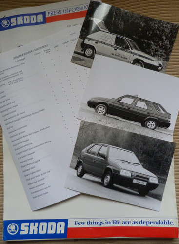 Skoda favorit limousine - favorit,