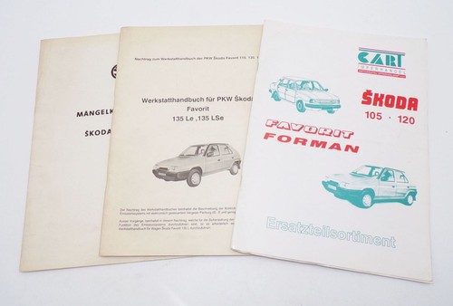 Skoda favorit werkstattbuch - skoda,