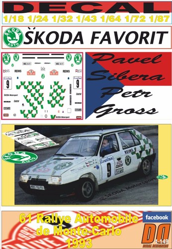 Decal skoda favorit - skoda, pavel