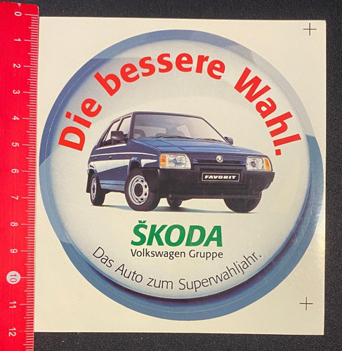 Aufkleber sticker skoda - aufkleber/sticker:,