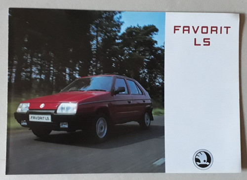 Skoda favorit prospekt - skoda,