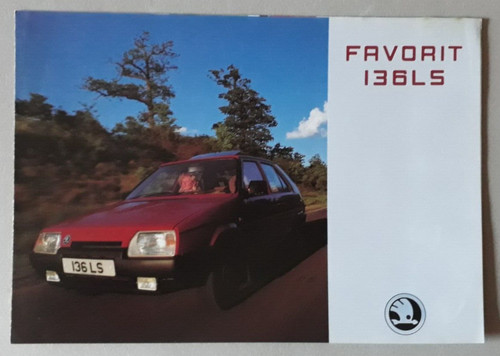 Skoda favorit 136ls - skoda, prospekt