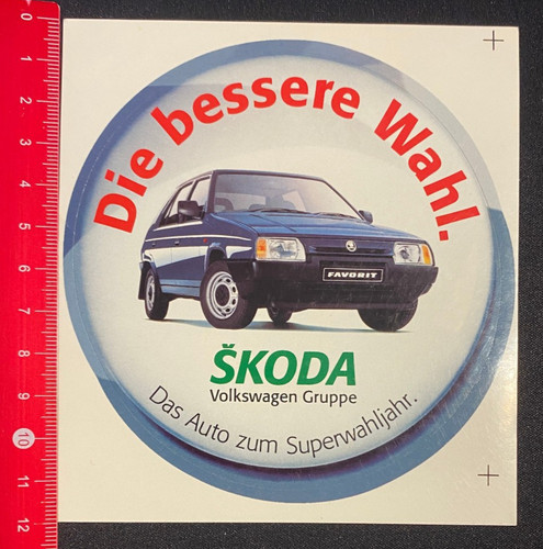 Aufkleber sticker skoda - aufkleber/sticker:,